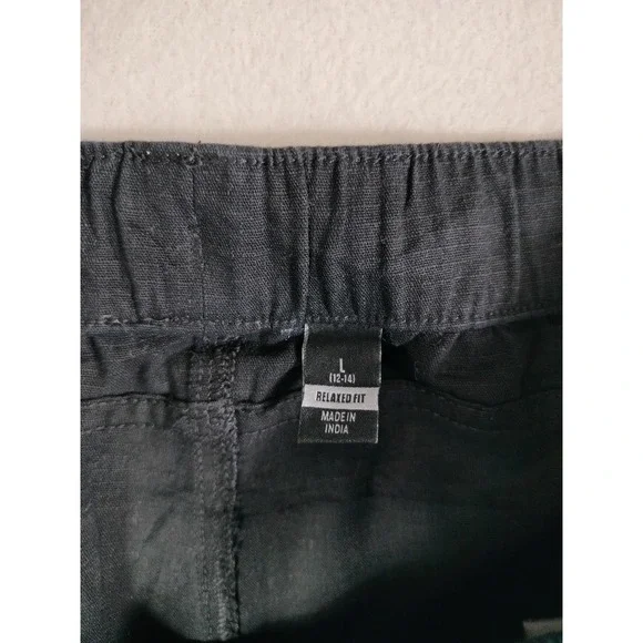 Carhartt‎ Shorts Womens Large Black Relaxed Fit Stretch Utility Pockets Ripstop - Picture 3 of 9